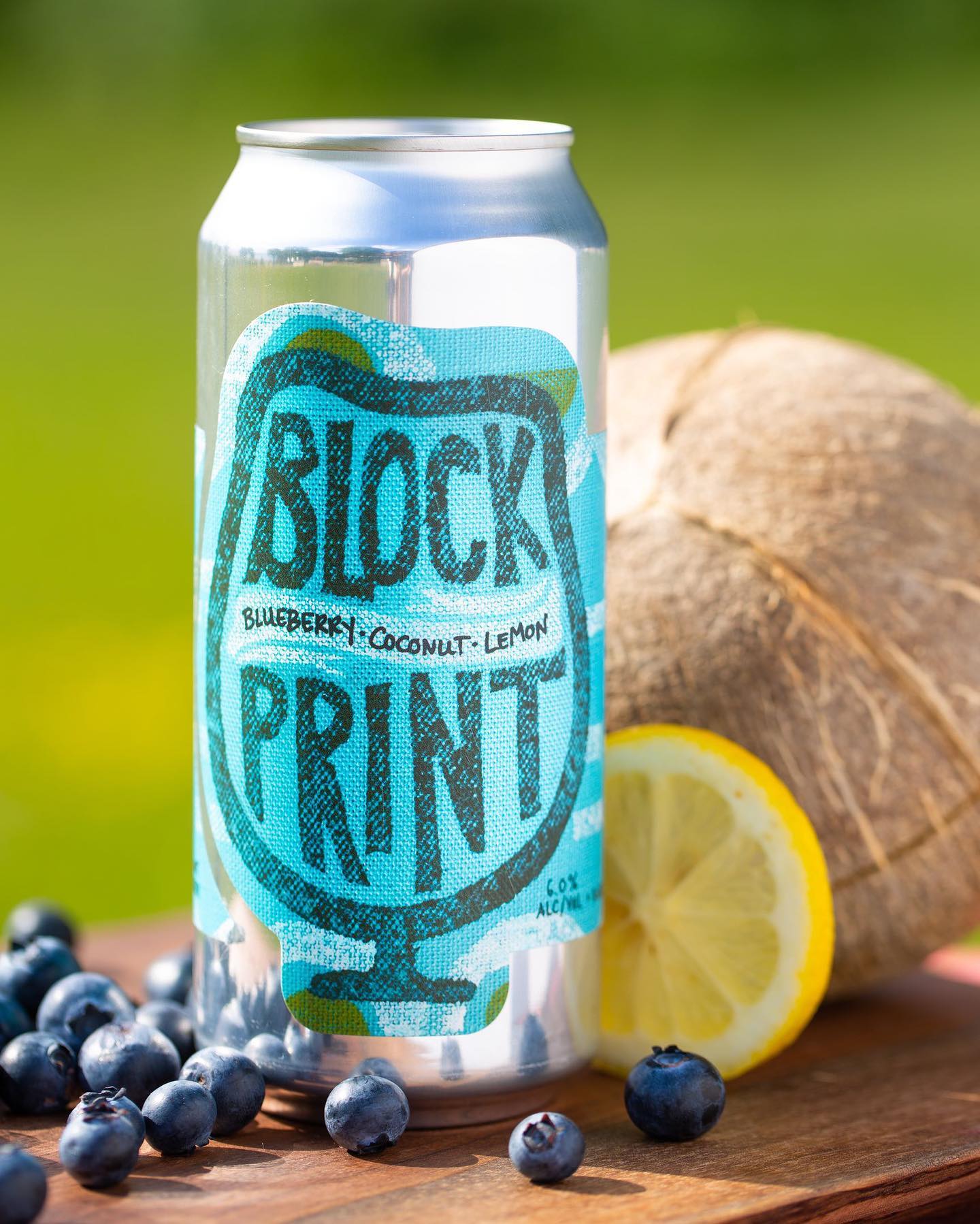 Block Print: Blueberry + Coconut + Lemon (DRAFT 5.16g)