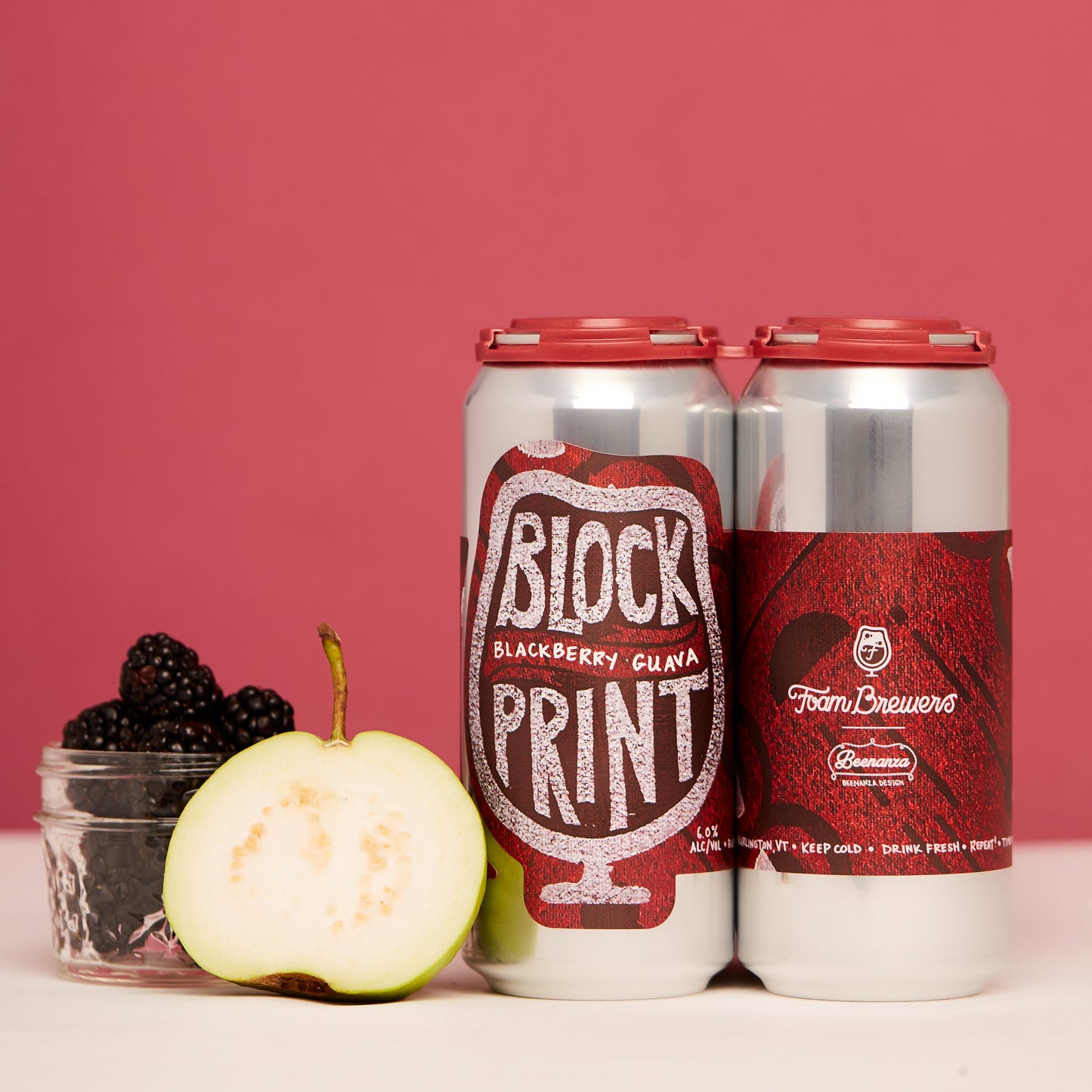 Block Print: Blackberry + Guava (CANS)